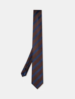 Best Striped Pattern 100% Silk Tie 7,5cm Gravatas