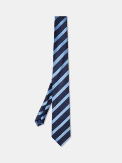 Best Striped Pattern 100% Silk Tie 7,5cm Gravatas