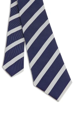 Sale Striped Pattern Tie 100% Silk 8cm Gravatas