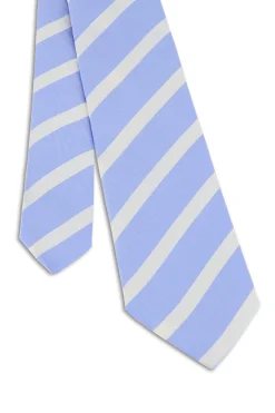 Sale Striped Pattern Tie 100% Silk 8cm Gravatas