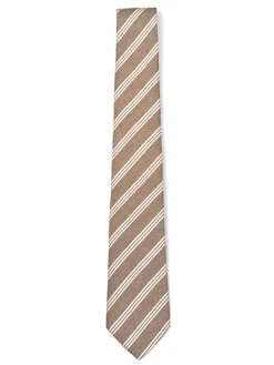 Clearance Striped Pattern Tie 100% Silk 8cm Gravatas