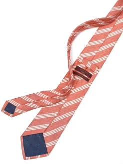 Clearance Striped Pattern Tie 100% Silk 8cm Gravatas