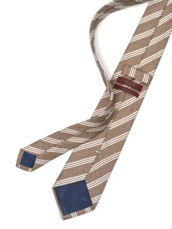 Clearance Striped Pattern Tie 100% Silk 8cm Gravatas