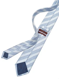 Clearance Striped Pattern Tie 100% Silk 8cm Gravatas