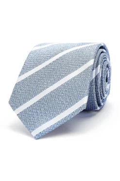 Clearance Striped Pattern Tie 100% Silk 8cm Gravatas