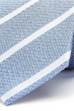 Clearance Striped Pattern Tie 100% Silk 8cm Gravatas