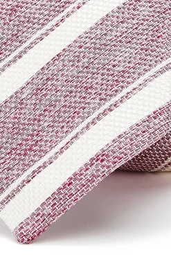 Clearance Striped Pattern Tie 100% Silk 7cm Gravatas