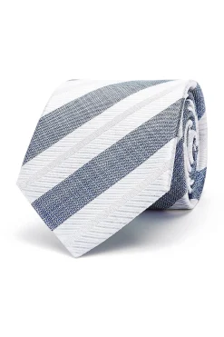 Hot Striped Pattern Tie 100% Silk 8cm Gravatas