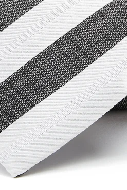 Hot Striped Pattern Tie 100% Silk 8cm Gravatas