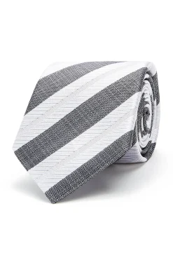 Hot Striped Pattern Tie 100% Silk 8cm Gravatas