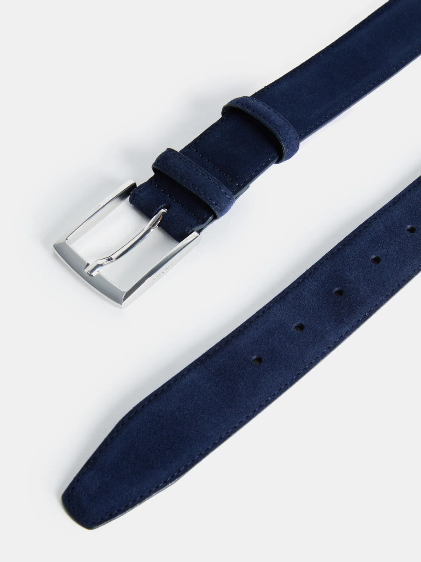 Discount Suede Belt With Personalized Buckle Cintos