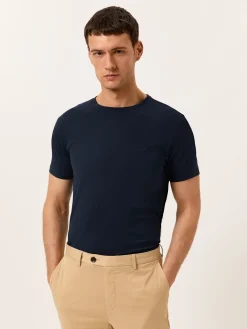 New T-shirt with Logo Embroidered in 100% Organic Cotton T-Shirts|T-Shirts