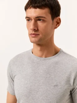 Sale T-shirt with Logo Embroidered in 100% Organic Cotton T-Shirts|T-Shirts