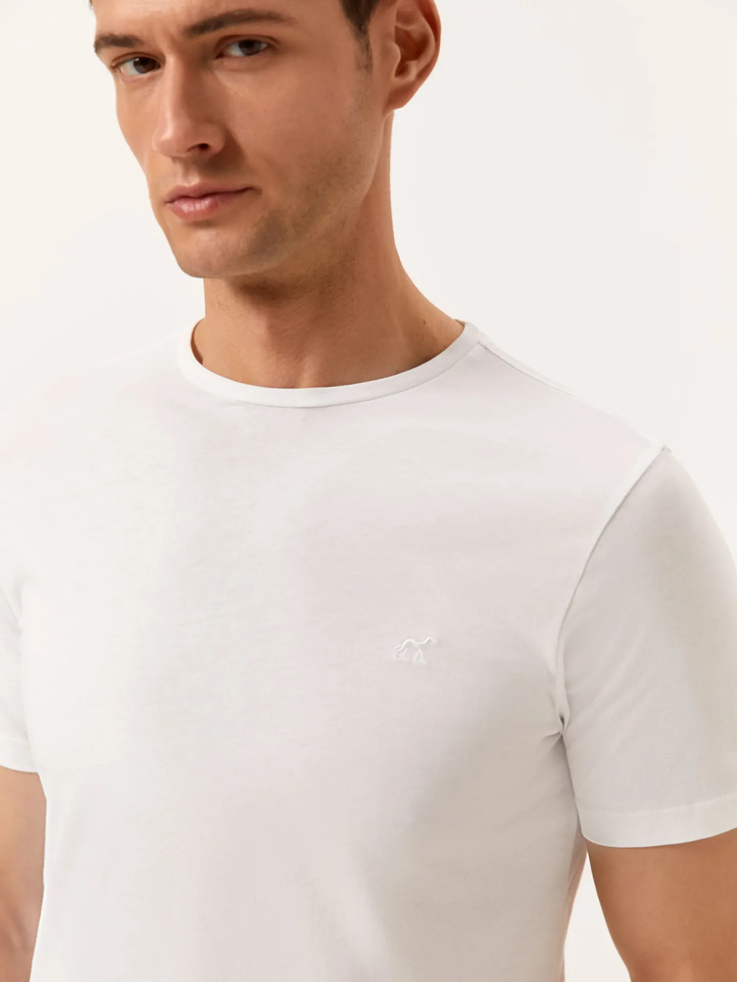 Sale T-shirt with Logo Embroidered in 100% Organic Cotton T-Shirts|T-Shirts