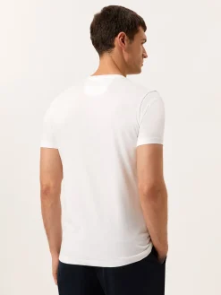 Sale T-shirt with Logo Embroidered in 100% Organic Cotton T-Shirts|T-Shirts