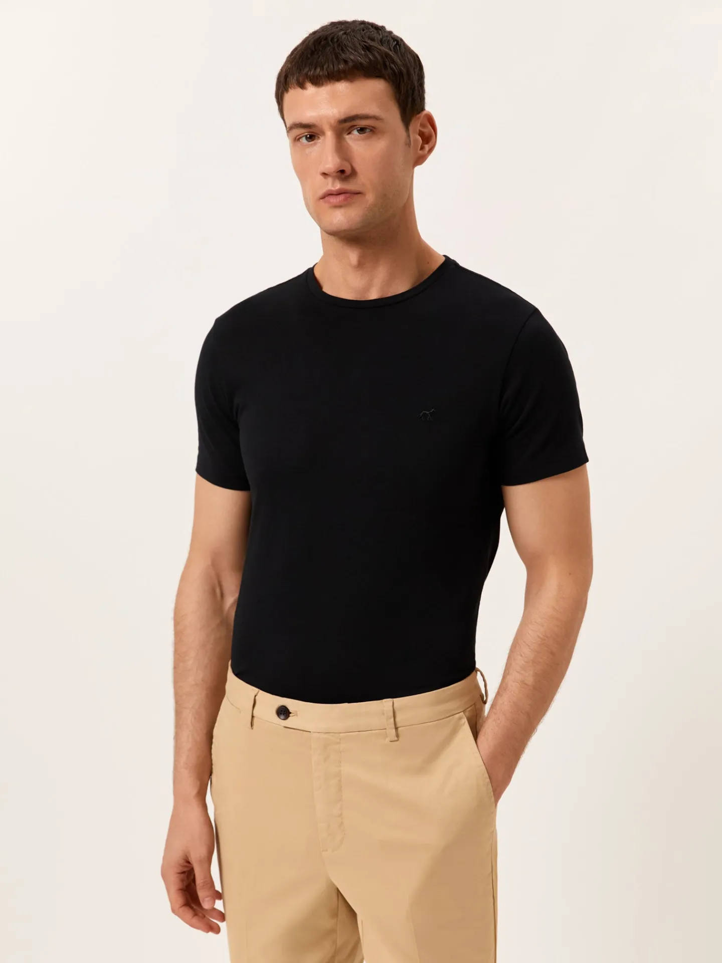 Hot T-shirt with Logo Embroidered in 100% Organic Cotton T-Shirts|T-Shirts