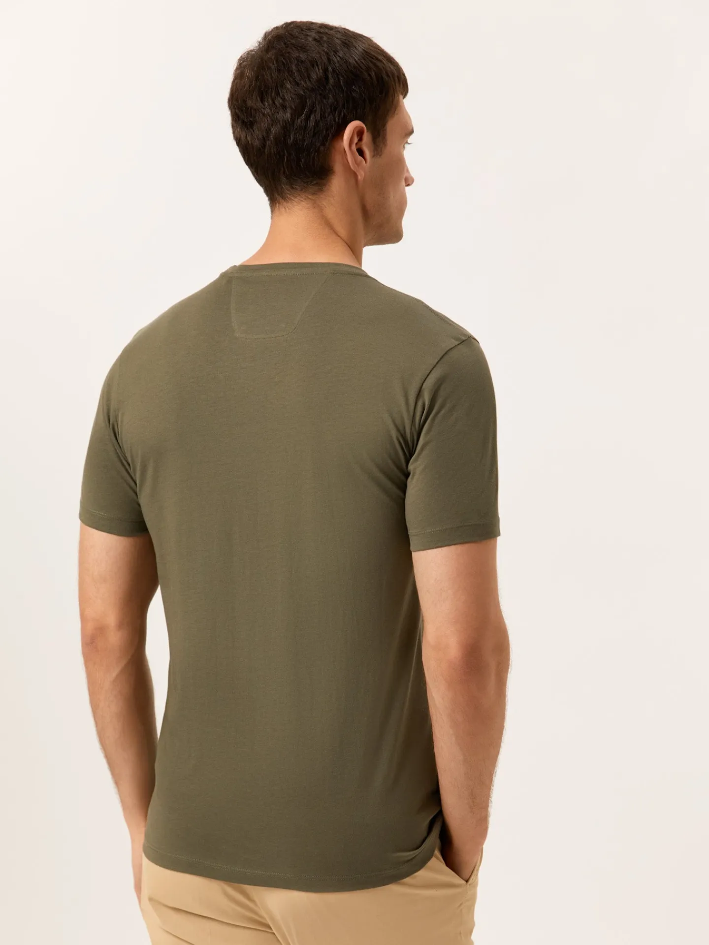 Outlet T-shirt with Logo Embroidered in 100% Organic Cotton T-Shirts|T-Shirts