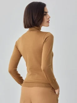 Online Turtle Neck Merino Wool Sweater MULHER Camisolas