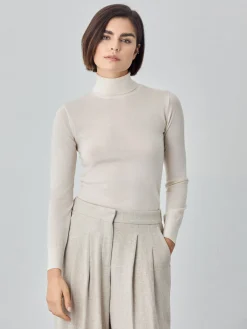 Online Turtle Neck Merino Wool Sweater MULHER Camisolas