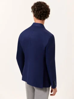 Sale Unstructured Linen-Cotton Blend Double-Breasted Blazer Blazers